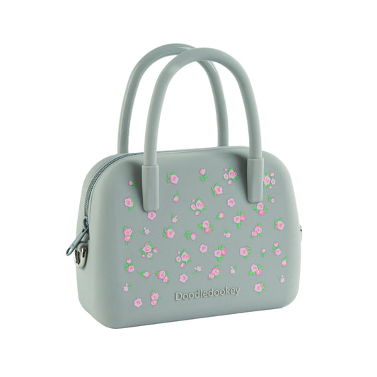 Silicone Floral Bag Gray