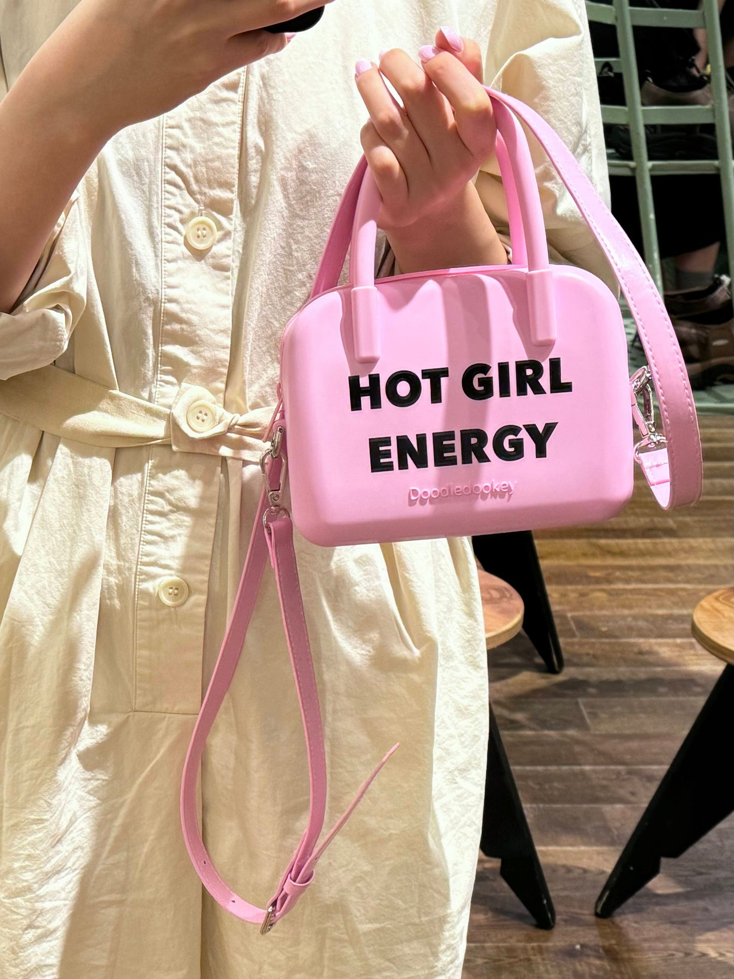 Silicone Hot Girl Bag Baby Pink